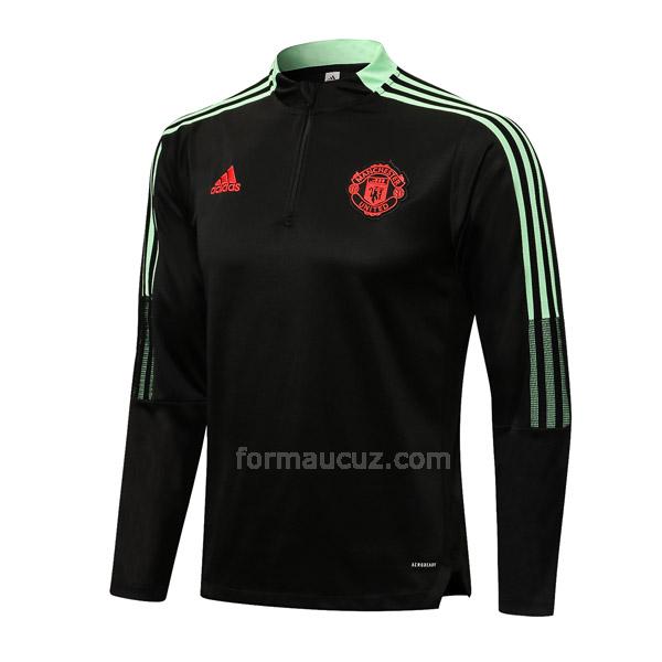 adidas manchester united 2021-22 top siyah svetşört