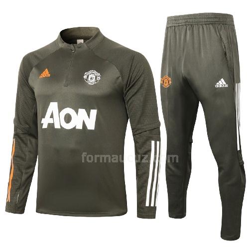 adidas manchester united 2021-22 Çocuk marrón svetşört