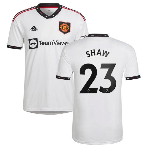 adidas manchester united 2022-23 shaw deplasman forması