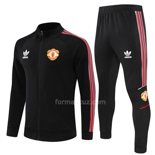 adidas manchester united 2022-23 siyah ceket