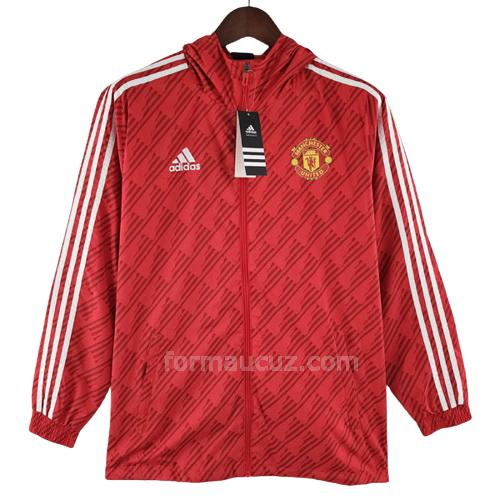 adidas manchester united 2022 22830a kırmızı yağmurluk