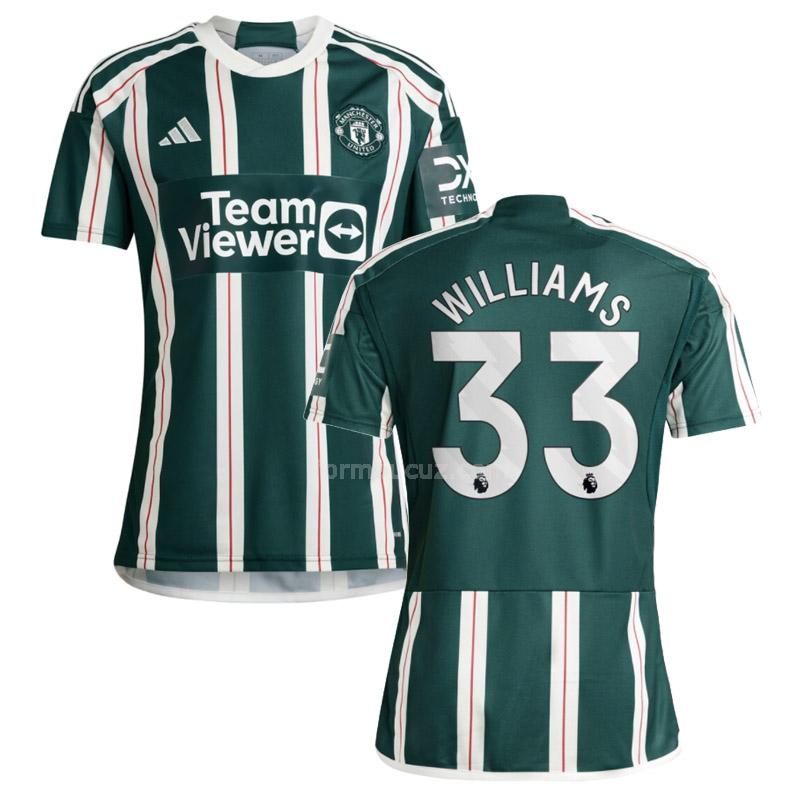 adidas manchester united 2023-24 williams deplasman forması