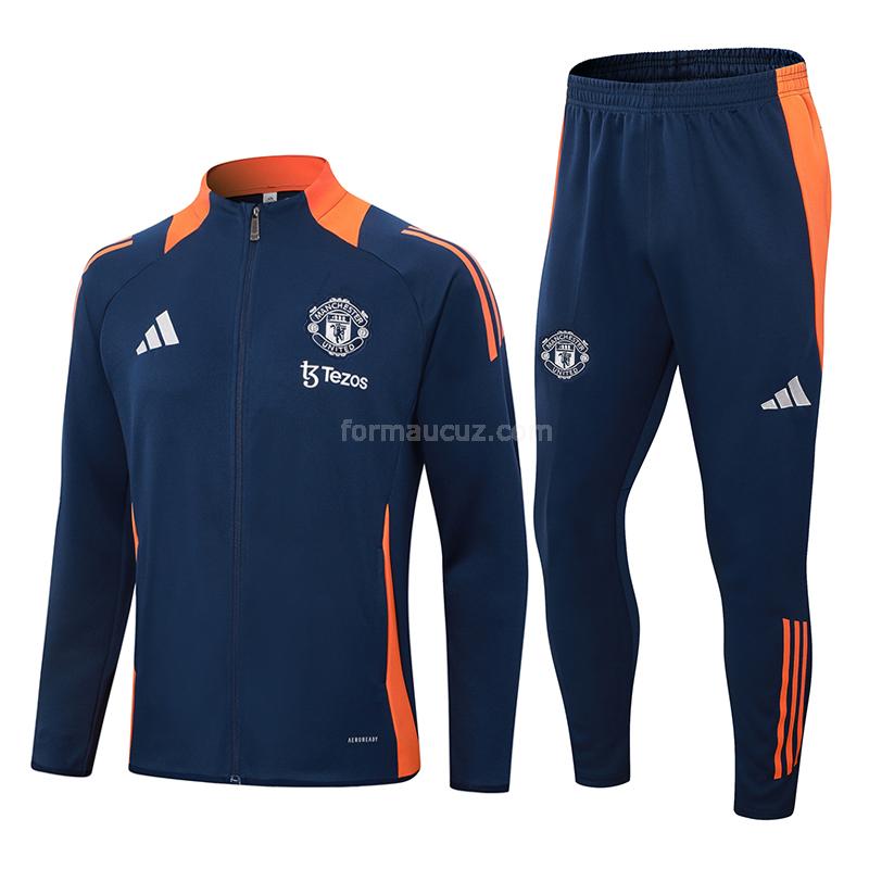 adidas manchester united 2024-25 a241217 lacivert ceket