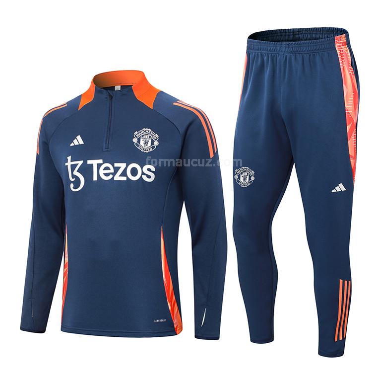 adidas manchester united 2024-25 lacivert svetşört