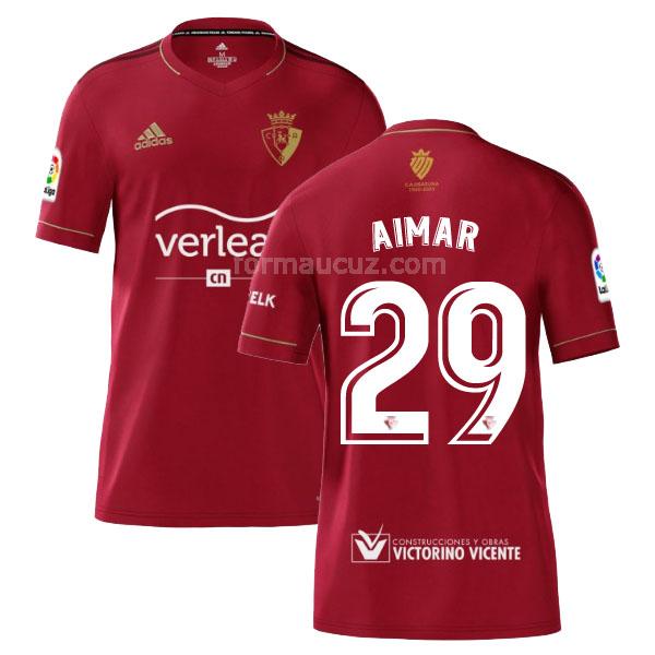 adidas osasuna 2020-21 aimar İç saha maç forması