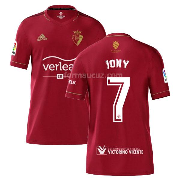 adidas osasuna 2020-21 jony İç saha maç forması