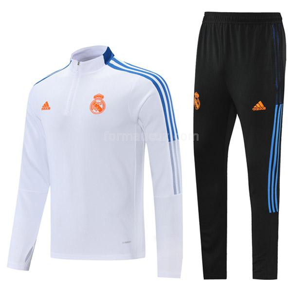 adidas real madrid 2021-22 08g27 beyaz svetşört