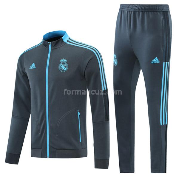 adidas real madrid 2021-22 08g51 gri ceket