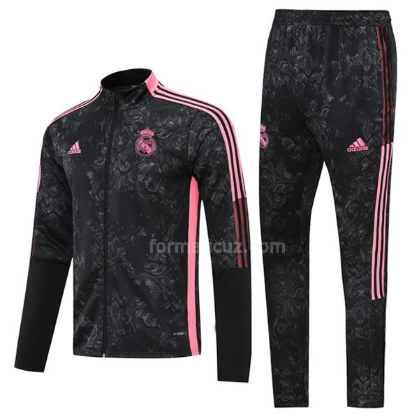 adidas real madrid 2021-22 08g52 siyah ceket