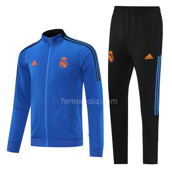 adidas real madrid 2021-22 mavi siyah ceket