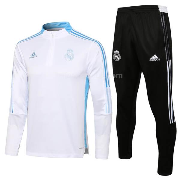 adidas real madrid 2021-22 rm1 beyaz svetşört