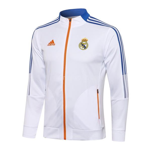 adidas real madrid 2021-22 top beyaz ceket