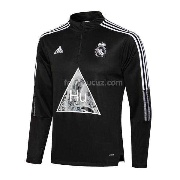 adidas real madrid 2021-22 top i siyah svetşört