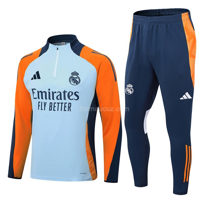 adidas real madrid 2024-25 mavi claro svetşört