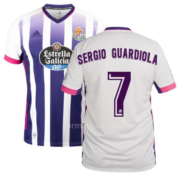 adidas real valladolid 2020-21 sergio guardiola İç saha maç forması