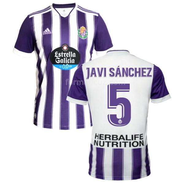 adidas real valladolid 2021-22 javi sanchez İç saha maç forması