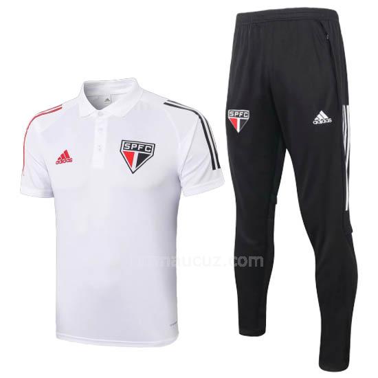 adidas são paulo fc 2020 beyaz polo ve eşofman altı