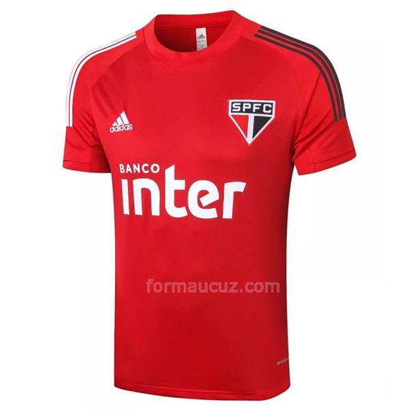 adidas são paulo fc 2020 kırmızı antrenman formaları