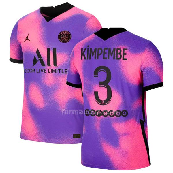 air jordan paris saint germain 2020-21 kimpembe dördüncü maç forması