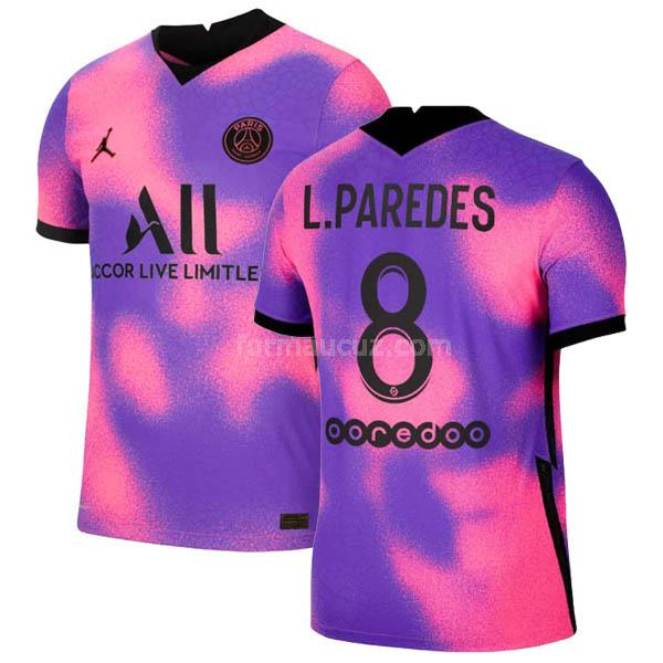 air jordan paris saint germain 2020-21 l.paredes dördüncü maç forması