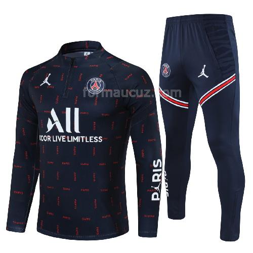 air jordan paris saint germain 2021-22 Çocuk lacivert svetşört