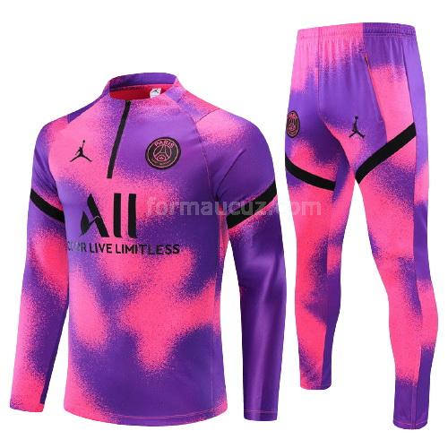 air jordan paris saint germain 2021-22 Çocuk pembe svetşört