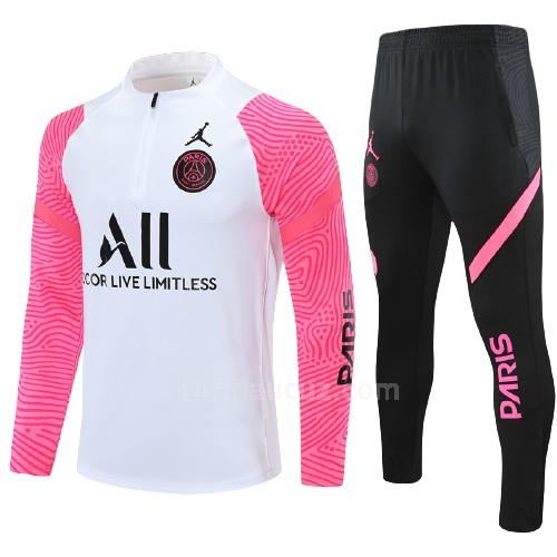 air jordan paris saint germain 2021-22 Çocuk psg1 beyaz-pembe svetşört