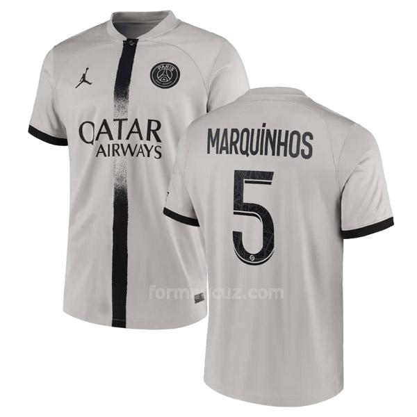 air jordan paris saint germain 2022-23 marquinhos deplasman forması