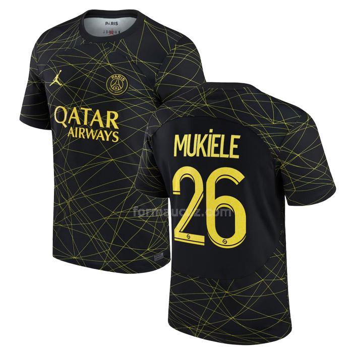 air jordan paris saint germain 2022-23 mukiele dördüncü forması