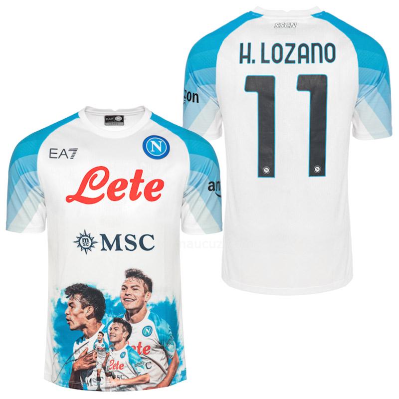 ea7 napoli 2022-23 lozano face game beyaz forması