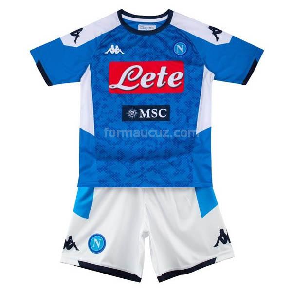 kappa napoli 2019-2020 Çocuk İç saha maç forması