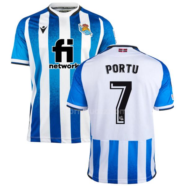 macron real sociedad 2021-22 portu İç saha maç forması