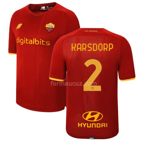 new balance as roma 2021-22 karsdorp İç saha maç forması