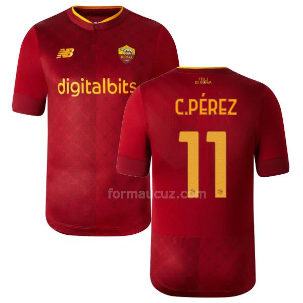 new balance as roma 2022-23 c.perez İç saha maç forması