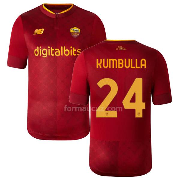 new balance as roma 2022-23 kumbulla İç saha maç forması