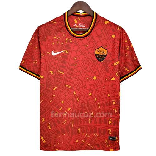 nike as roma 2021 pre-match kırmızı forması