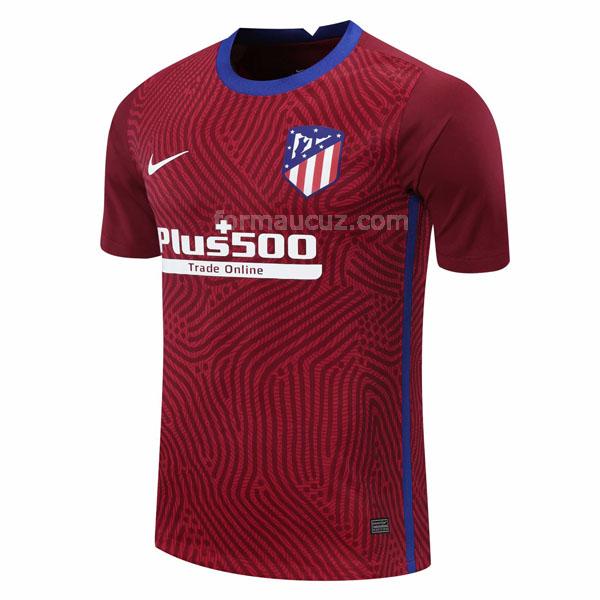 nike atlético de madrid 2020-21 kaleci kırmızı maç forması