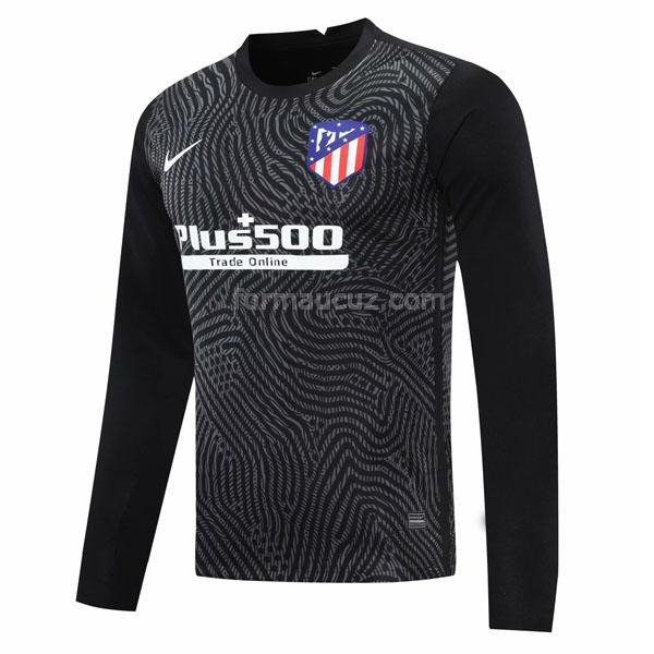 nike atlético de madrid 2020-21 uzun kollu kaleci siyah maç forması