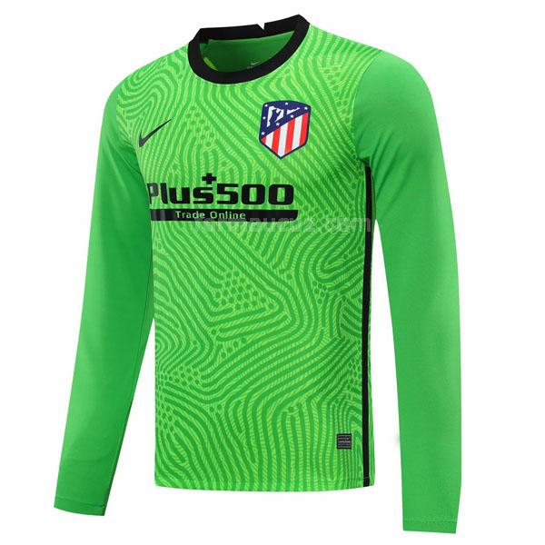 nike atlético de madrid 2020-21 uzun kollu kaleci yeşil maç forması