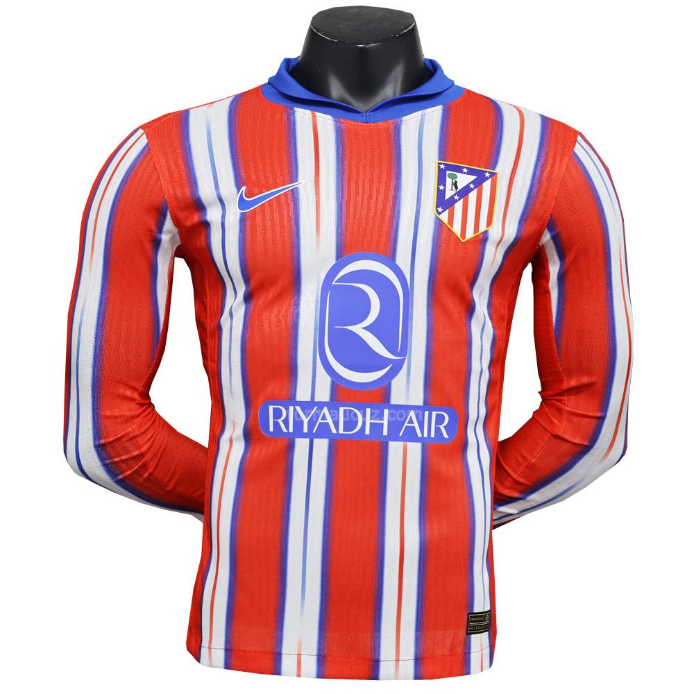 nike atlético de madrid 2024-25 uzun kollu oyuncu sürümü İç saha forması