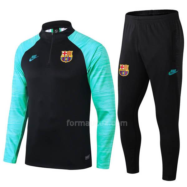 nike barcelona 2019-2020 ii yeşil siyah svetşört