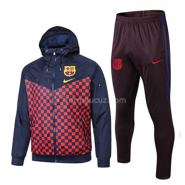 nike barcelona 2019-2020 koyu kırmızı yağmurluk