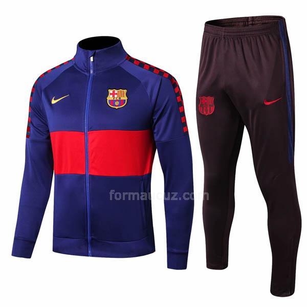 nike barcelona 2019-2020 mavi kırmızı ceket