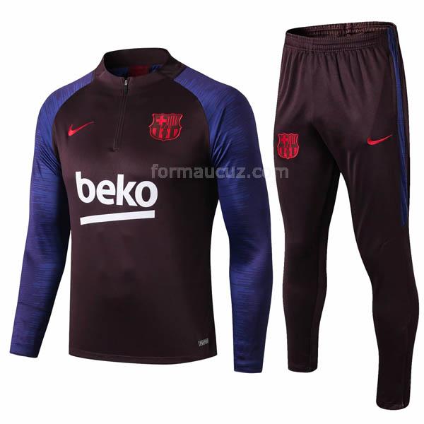 nike barcelona 2019-2020 mavi siyah svetşört