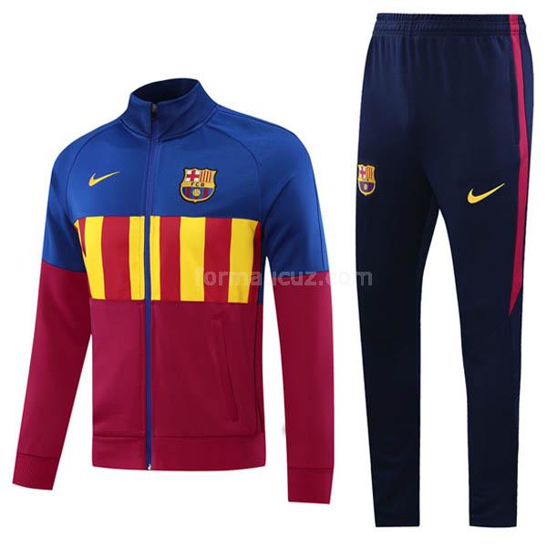 nike barcelona 2020-2021 kırmızı-mavi ceket