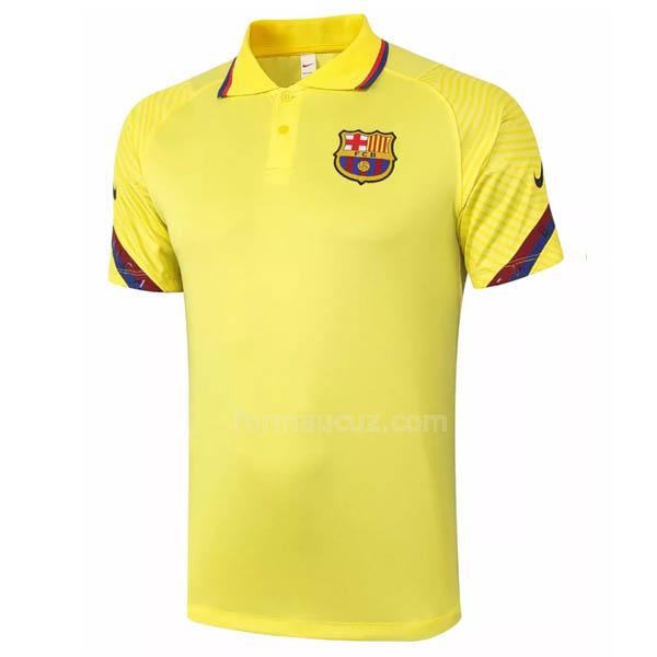 nike barcelona 2020-21 sarı polo