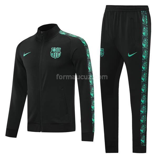 nike barcelona 2020-21 siyah-yeşil ceket