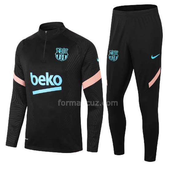 nike barcelona 2020-21 siyah svetşört