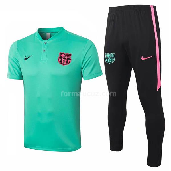 nike barcelona 2020 yeşil polo ve eşofman altı