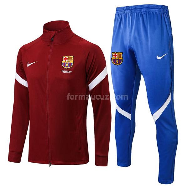 nike barcelona 2021-22 fcb1 kırmızı ceket